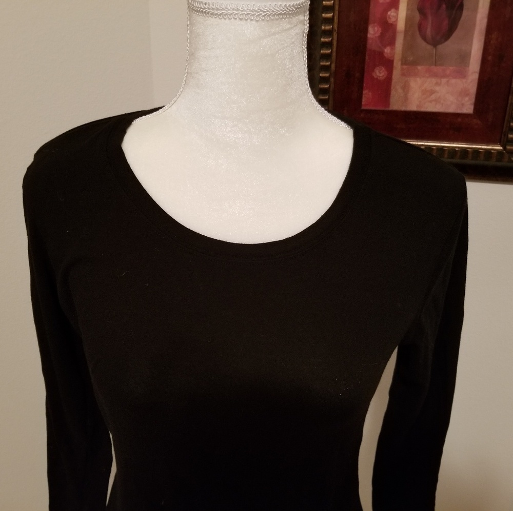Black Long Sleeve Top